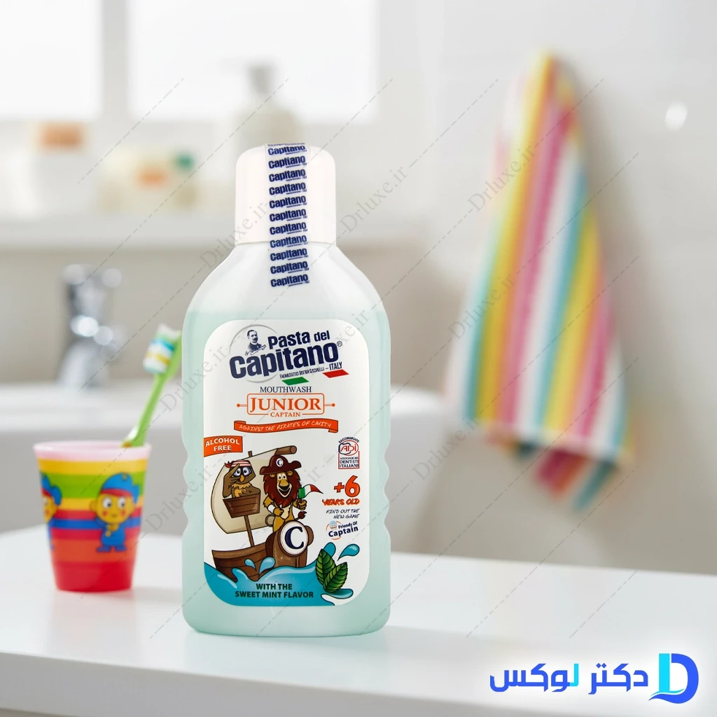 دهان شویه کودکان بالای 6 سال کاپیتانو 400 میلی‌لیتر